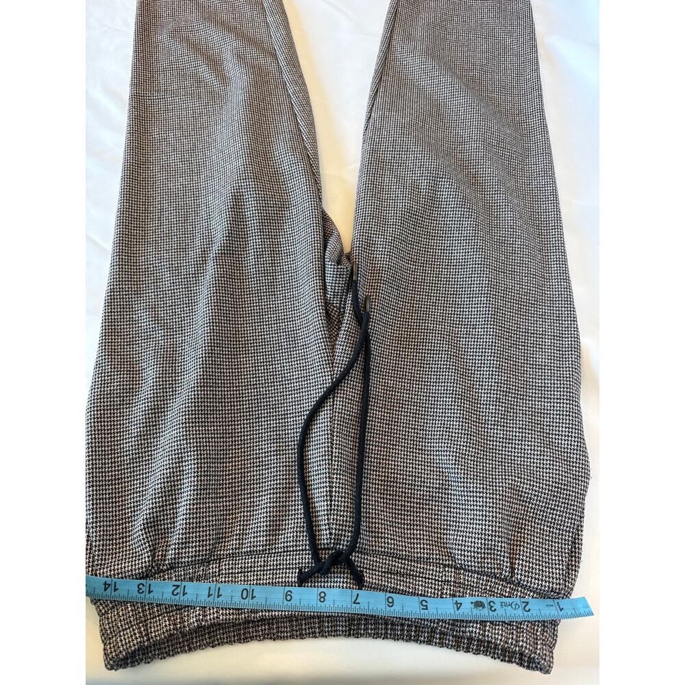 Houndstooth Ankle Pants Elastic Waist Workwear & Casual Trousers XS - Picture 5 of 8